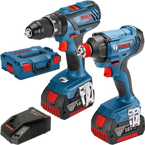Bosch Gsb18v-28 + Gdx18v-180 Twin Kit