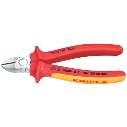 Diagonal Cutting Pliers 180mm Vde Grips