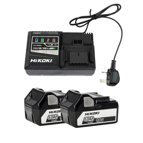 Hikoki Uc18ysl3jgz 18v 5ah Starter Kit