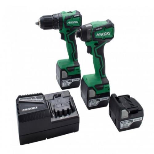 Hikoki Kc18ddx 18v Combi & I/driver Twin Kit