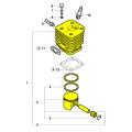 Husqvarna Cylinder Assy 576270003 For K1260