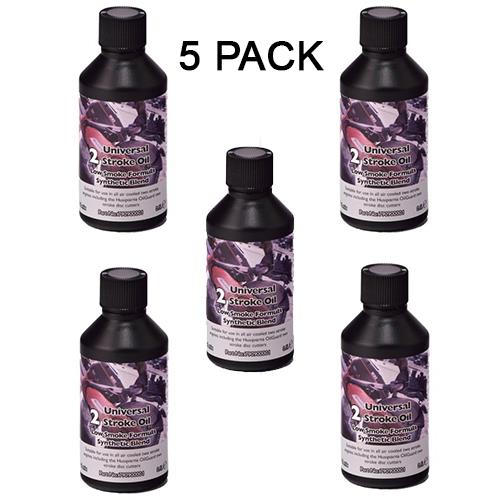 Husqvarna Universal 2 Stroke Oil 100ml X 5