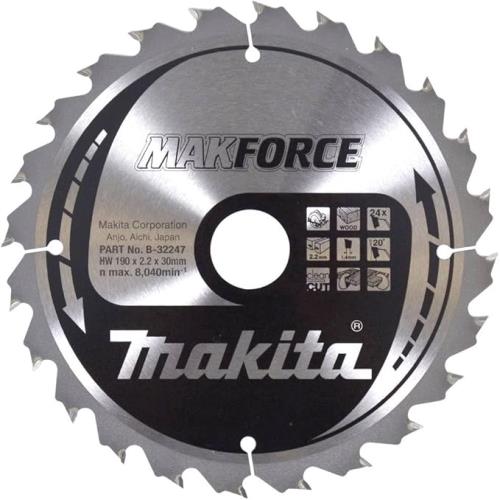 Makita B-32247 190x30mm 12t Tct Blade