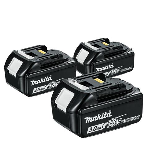 Makita Bl1830 18v 3.0ah Li-ion Battery X 3