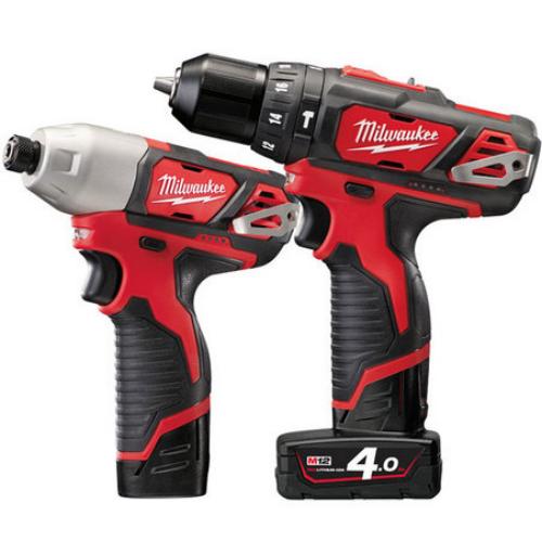 Milwaukee M12bpp2b-421c 12v Twinpack