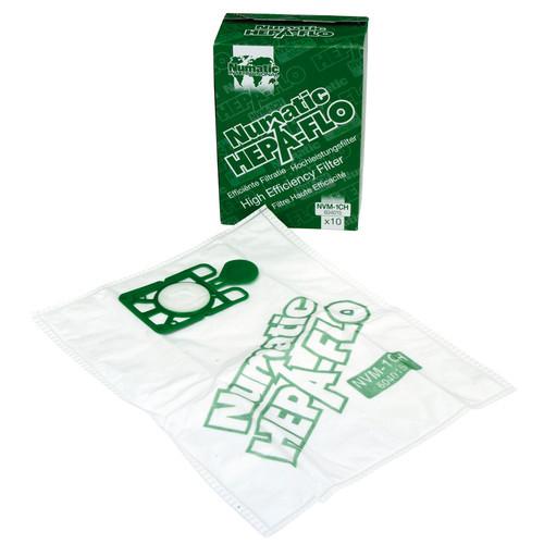 Numatic Nvm1ch Pack Of 10 Hepa-flo Dust Bags