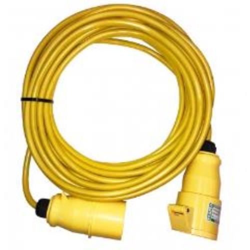 Site 110v 2.5mm 32amp Extension Lead 14m