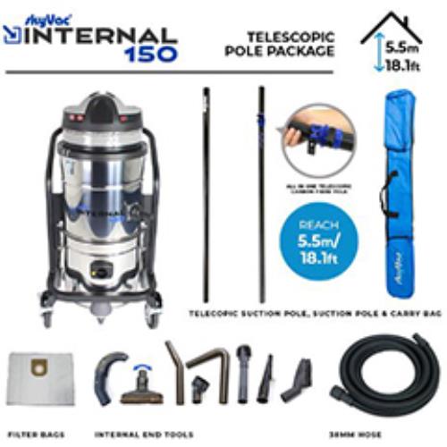 Skyvac Internal150 Telescopic Suc Pole 5.5m