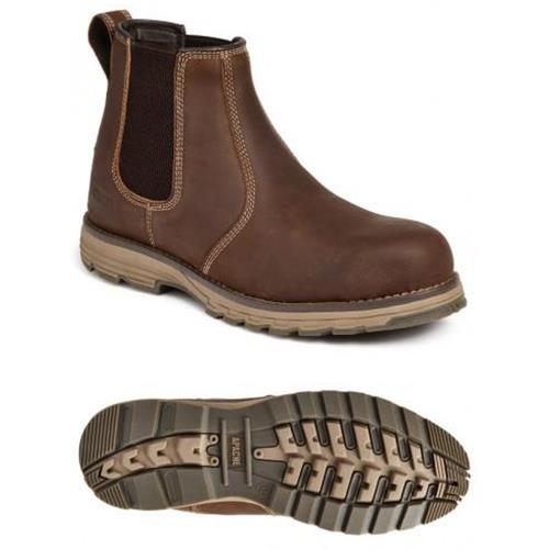 Apache Flyweight Brown Dealer Boot Size 8