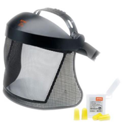 Stihl Mesh Visor, Headband & Ear Plugs