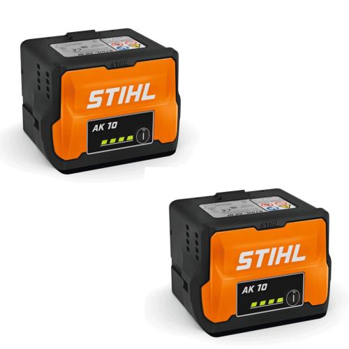 2 X Stihl Ak10 36v Lithium-ion Battery 72wh