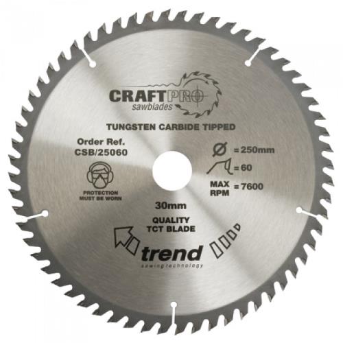 Trend Craft Saw Blade 190 X 60t X 30