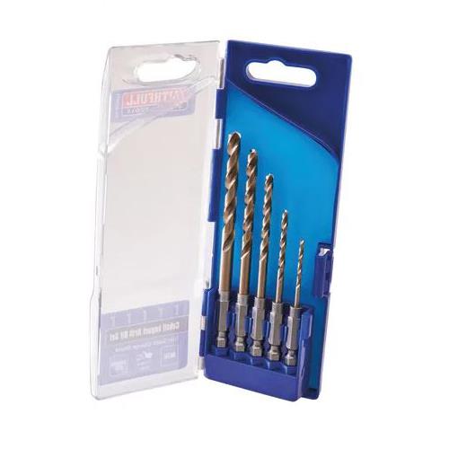 Faithfull 5 Piece Quick Change Hss Drill Bit