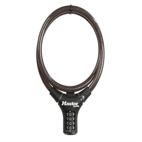 Master Lock Black Steel Rigid Comb Cable 90cm