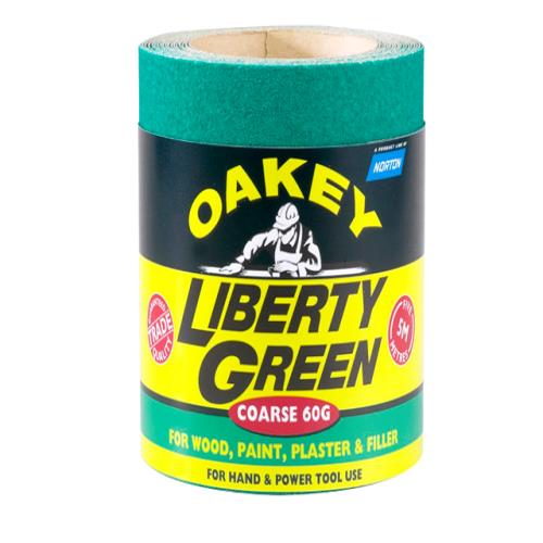 Oakey Liberty Green Roll 5m X 115mm 80g