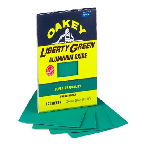 Oakey Liberty Green Sheets (3) Assorted