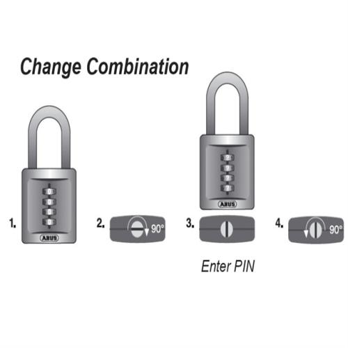 Abus 158 40mm Combi Padlock(3-digit) Carded