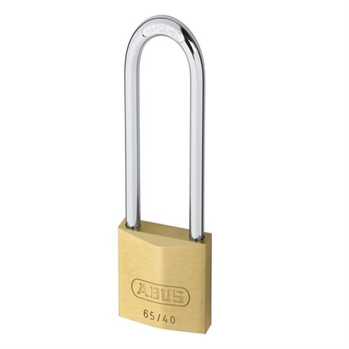 Abus 65 30mm Brass Padlock 60mm Long Carded