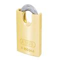 Abus 65 40mm Brass Padlock Close Shackle Card