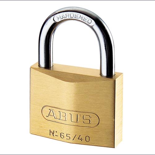 Abus 65 40mm Brass Padlock Master Keyed