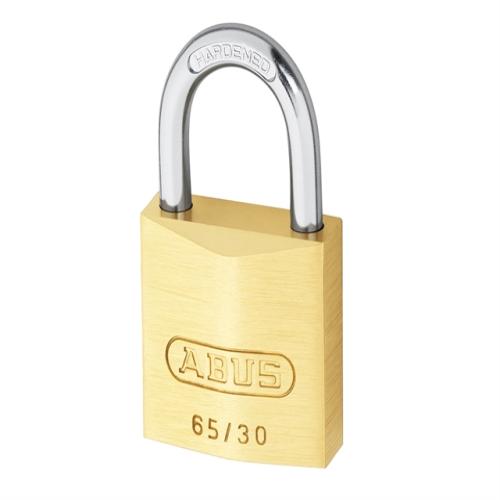 Abus 65 30mm Brass Padlock Keyed 305