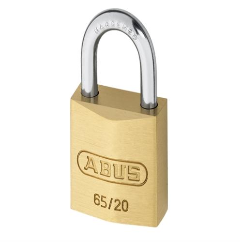 Abus 65 20mm Brass Padlock Keyed 6203