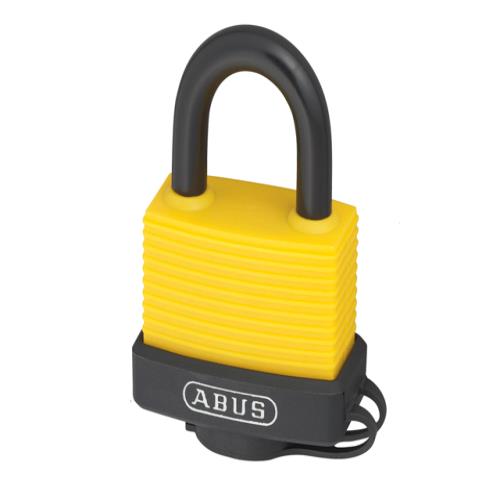 Abus 70al 45mm Alu Padlock Yellow Keyed 6401