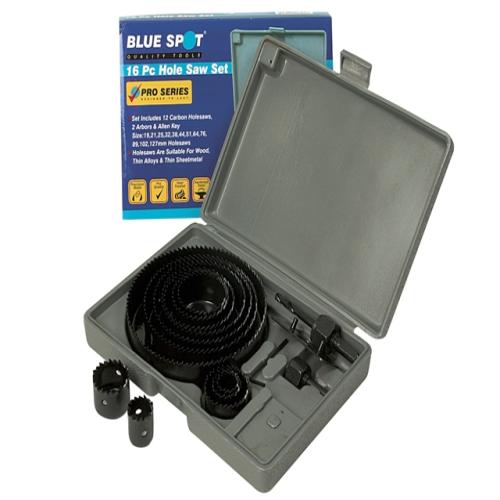 Bluespot Multi Holesaw Set 16 Piece 19-127mm