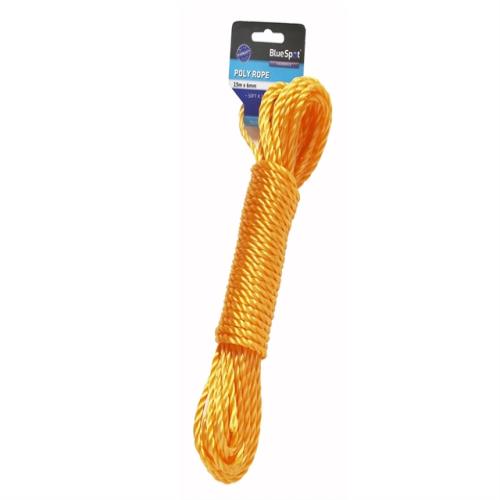 Bluespot 6mm Soft Poly Rope 15m/50ft