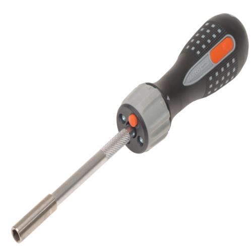 Bahco 808050l Led Ratchet Screwdriver+6 Bits