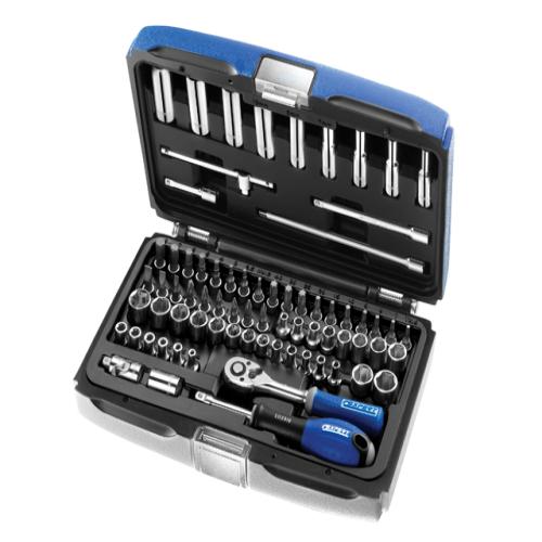 Britool Socket Set 73pc A/f&metric 1/4