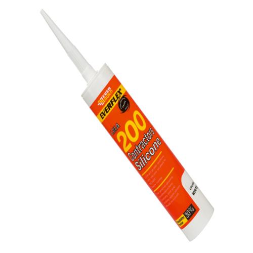 Everbuild Contractors Silicone Sealant Clear