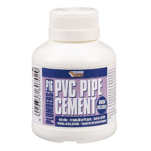 Everbuild P16 Plumbers Pvc  Pipe Cement