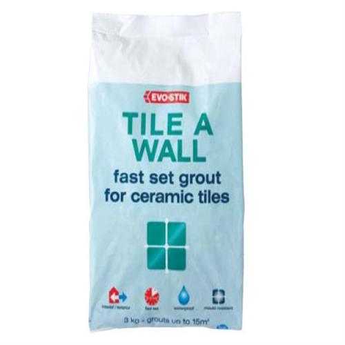 Evo-stik Tile A Wall Fast Set Grout 1.5kg