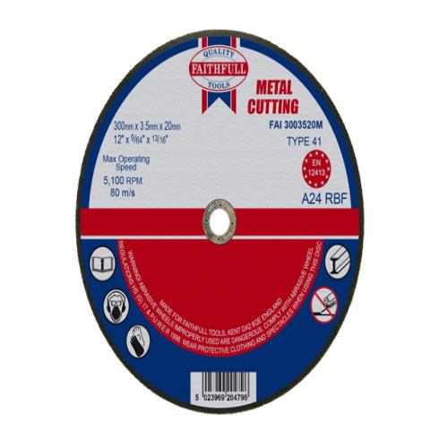 Faithfull Cut Off Disc 300 X 3.5 X 20mm