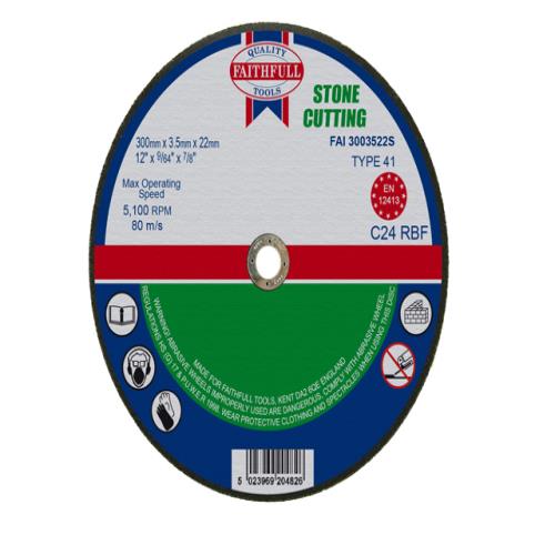 Faithfull Cut Off Disc 300 X 3.5 X 22mm
