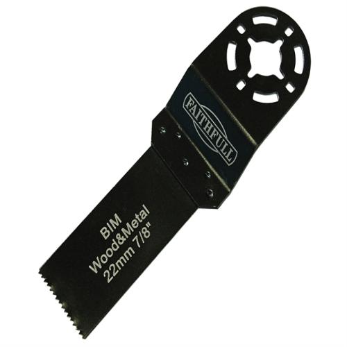 Faithfull Flush Cut Wood/metal Blade 22mm