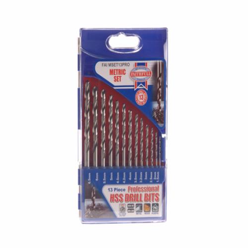 Faithfull Hss Drill Bit Set Of 13 M2
