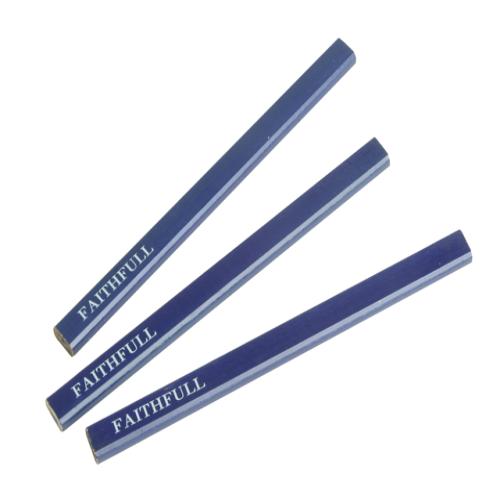 Faithfull Carpenters Pencils - Blue / Soft