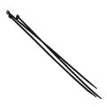 Faithfull Cable Ties Black 300mm X 4.8mm