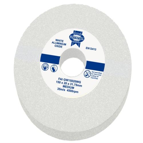 Faithfull Grinding Wheel 150x20mm White Mediu