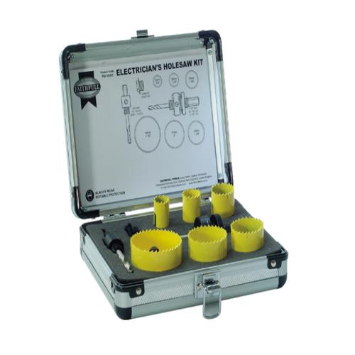 Faithfull Varipitch Holesaw Electrician's Kit