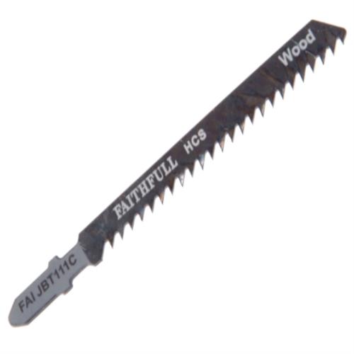 Faithfull Wood Jigsaw Blades Pack Of 5 T111c