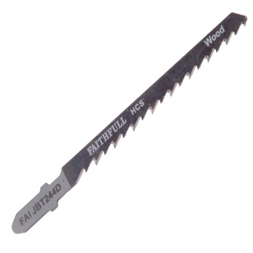 Faithfull Wood Jigsaw Blades Pack Of 5 T244d