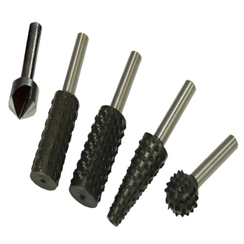 Faithfull Rotary Rasps(4)&countersink(1) Set
