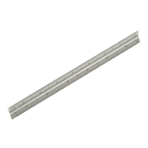Faithfull Aluminium Rule 300mm Triangle
