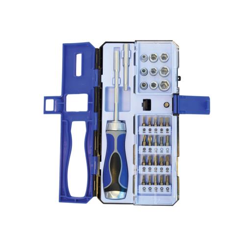 Faithfull Ratchet Screwdriver & Socket Set 33