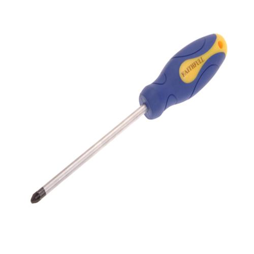 Faithfull Soft Grip Screwdriver Pz3 X 150mm