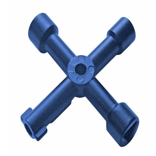Faithfull 4-way Services Utility Meter Key