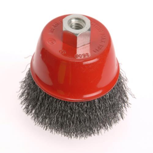 Faithfull Wire Cup Brush 100mm X M14 X 2 Stai